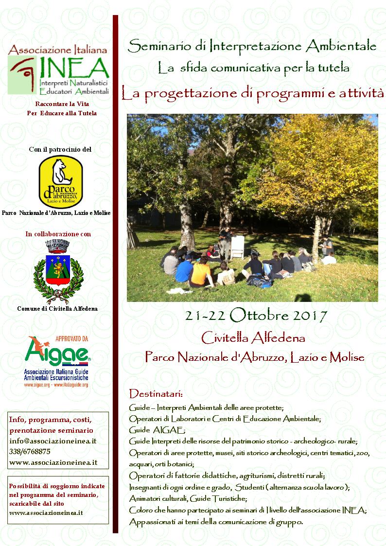 Seminario di Formazione La progettazione di programmi 21-22 Ottobre 2017