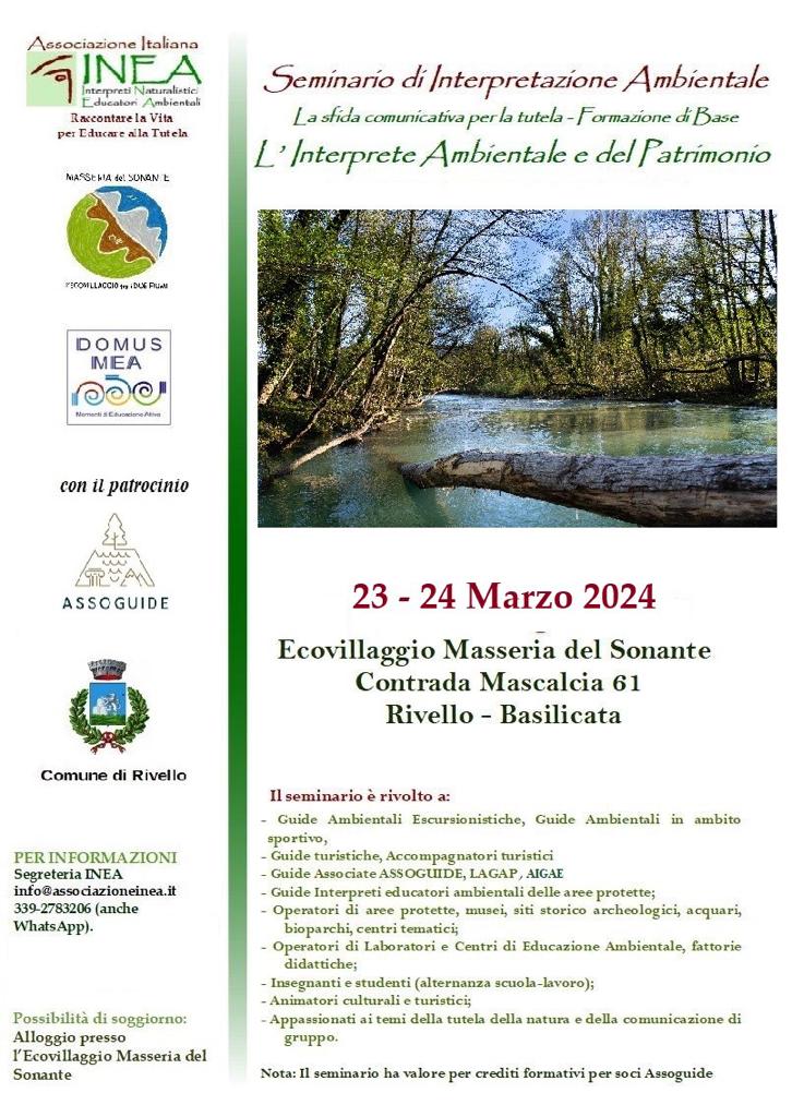 Seminario Interpretazione Ambientale Base 23-24 Marzo 2024